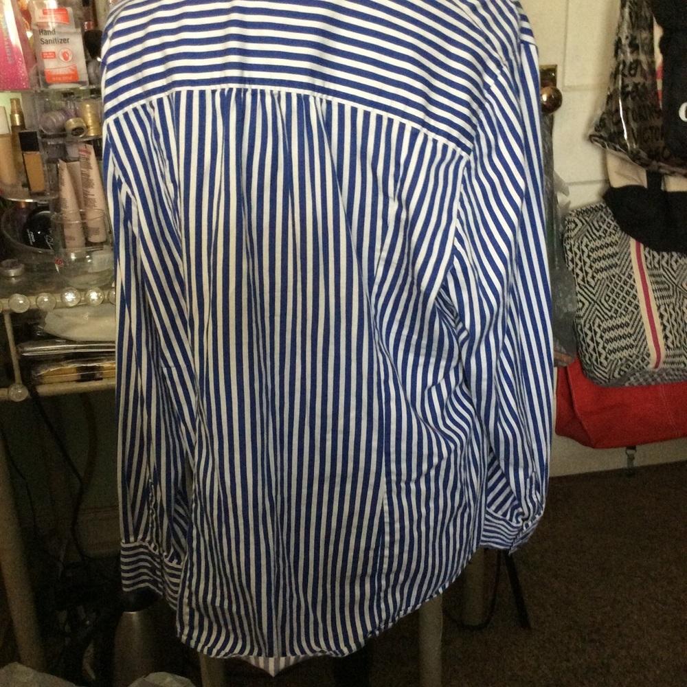 Stripped Work Blouse - image 2